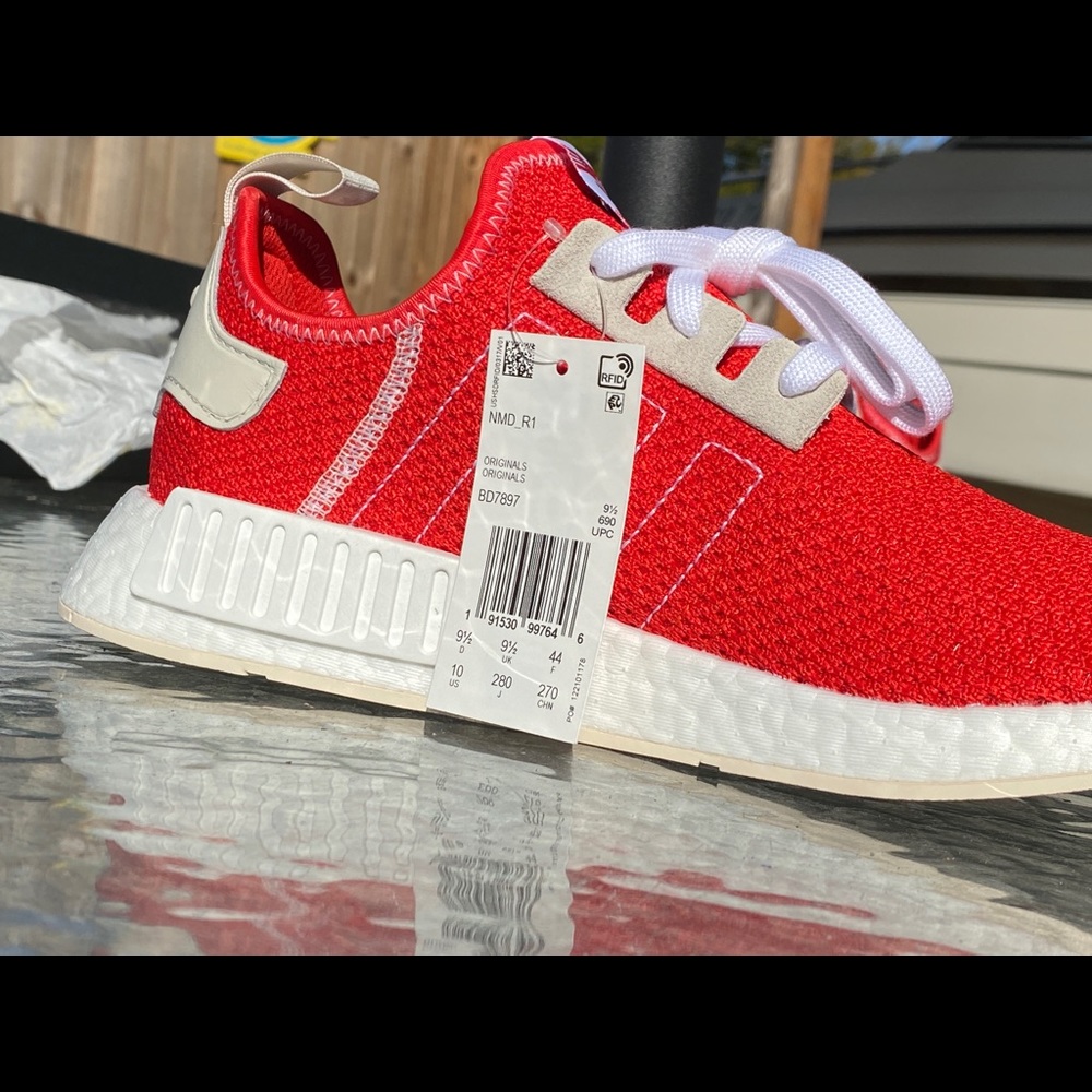 Brand New Authentic Adidas NMD R1 Red Shoes